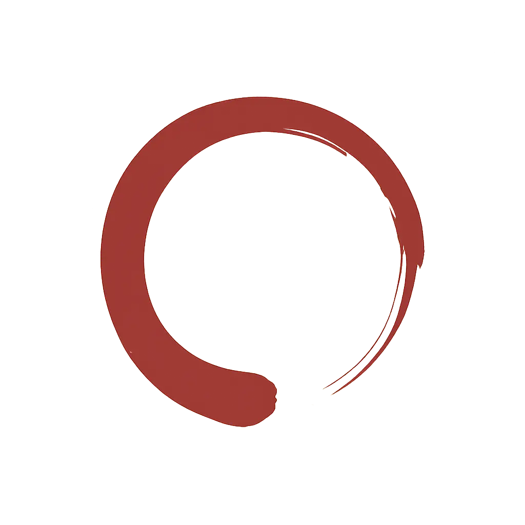 Círculo Zen en Rojo